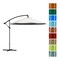 Nature Spring Patio Umbrella, Cantilever Hanging Outdoor Shade, Easy Crank, Base for Table, Deck, 10-foot (Tan) 717305HLT - alternate 3